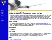 Tablet Screenshot of oldetownfencing.org